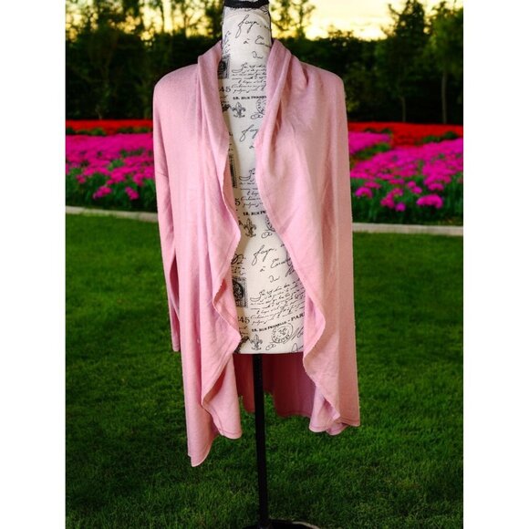 Soft Surroundings Small Pink Cardigan Sweater - Picture 1 of 3